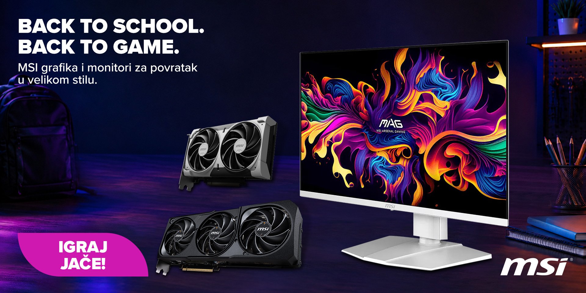 MSI monitori i oprema - rujan
